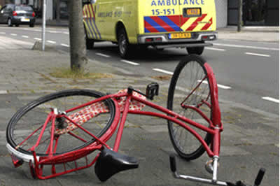 Wypadek na rowerze